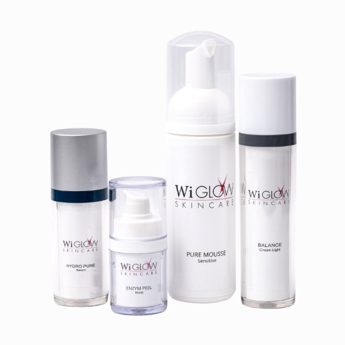 Wiglow Produktset für unreine Mischhaut/, empfindliche Haut.